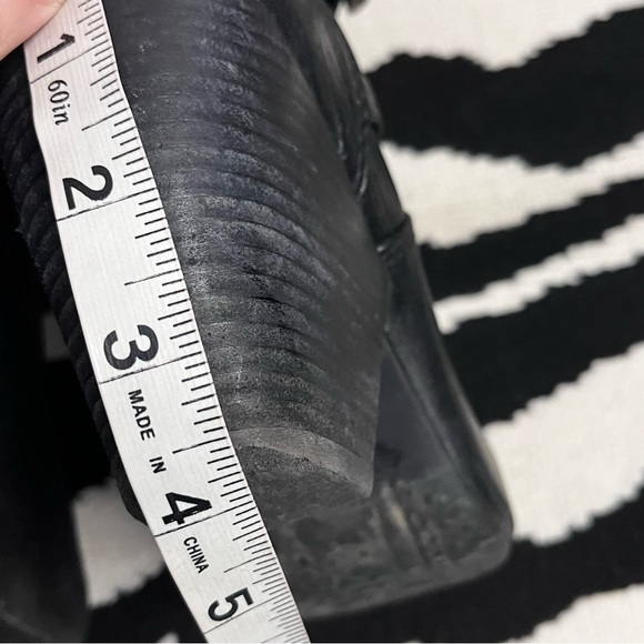 Lucky Brand Candice Tall Leather Black Boots Size 7 - Picture 15 of 16